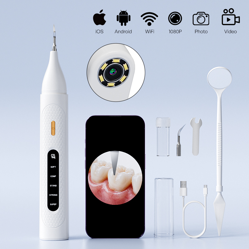 Teeth Whitening Video - 가시광선 초음파 치아 세척기 비디오 전동
