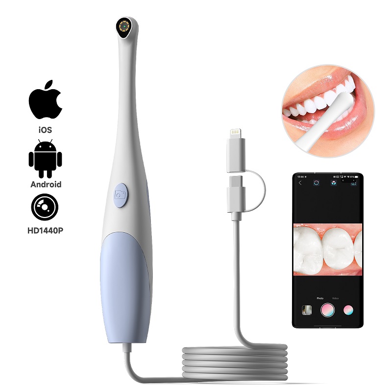 Teeth Whitening Video - 구강 내시경 카메라 1440P 사진 및