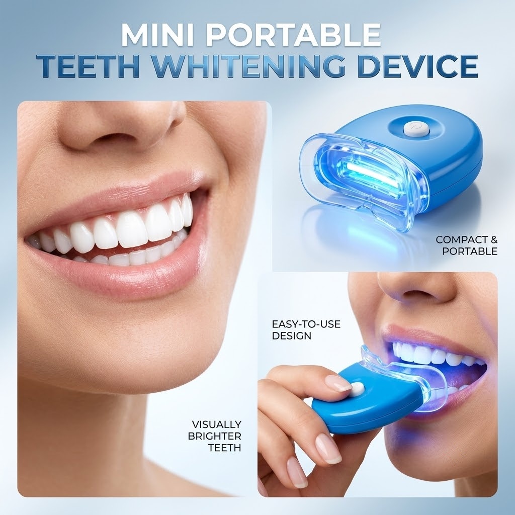 Teeth Whitening Kit At Home - 무선 냉광 LED 블루 라이트 치아