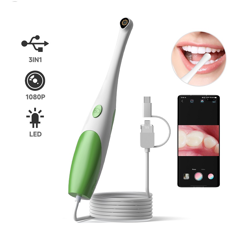 Teeth Whitening Video - TYPE-C 비주얼 구강 카메라 3in1 USB