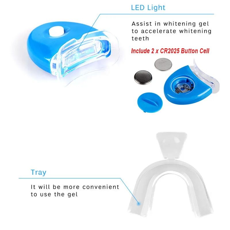 가정용 치과 치아 미백 키트 44% 과산화물 표백 시스 - Teeth Whitening Kit At Home 리뷰 및 가격