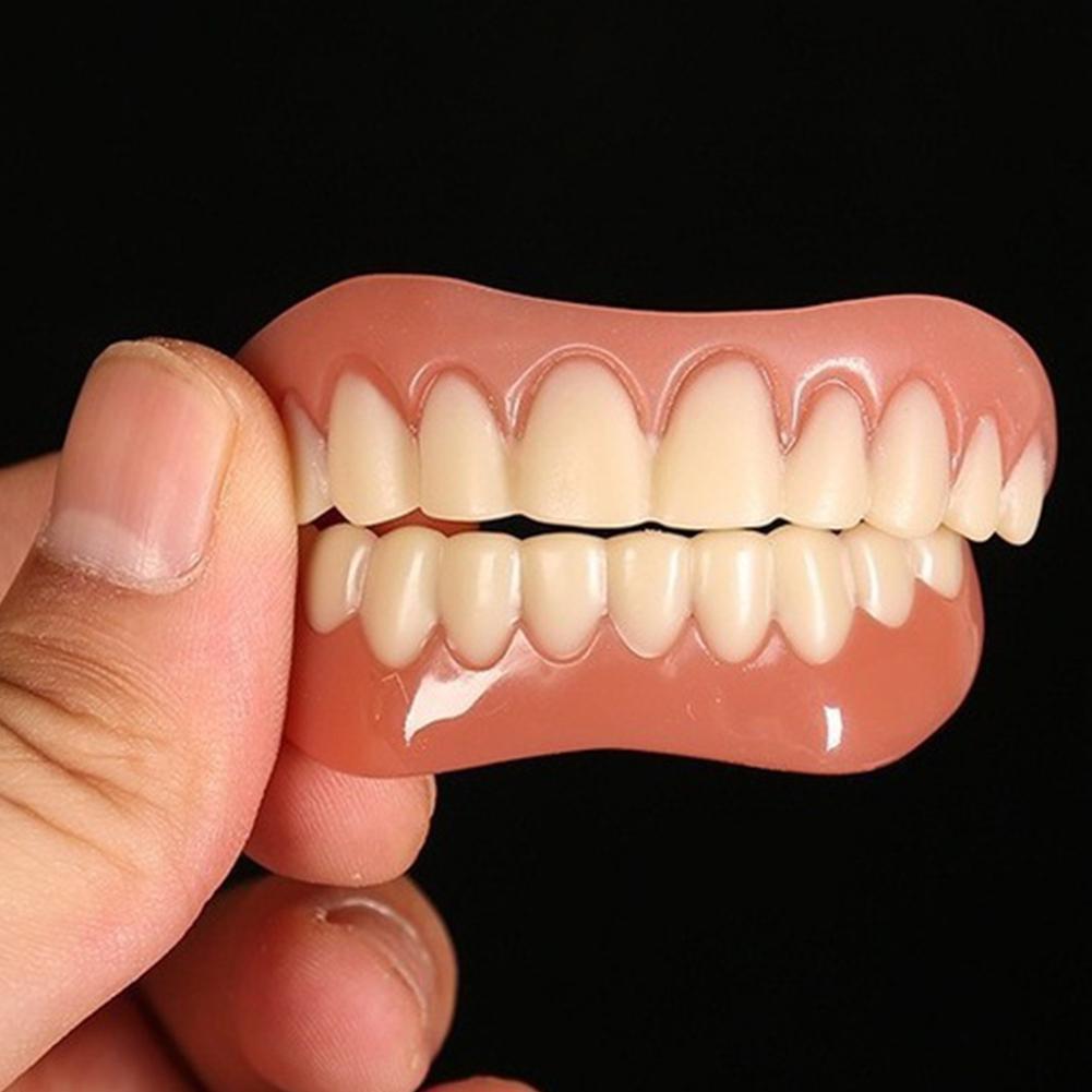 새로운 가짜 치아 실리콘 상하 틀니 완벽한 웃음 틀니  - Teeth Whitening Mask 리뷰 및 가격