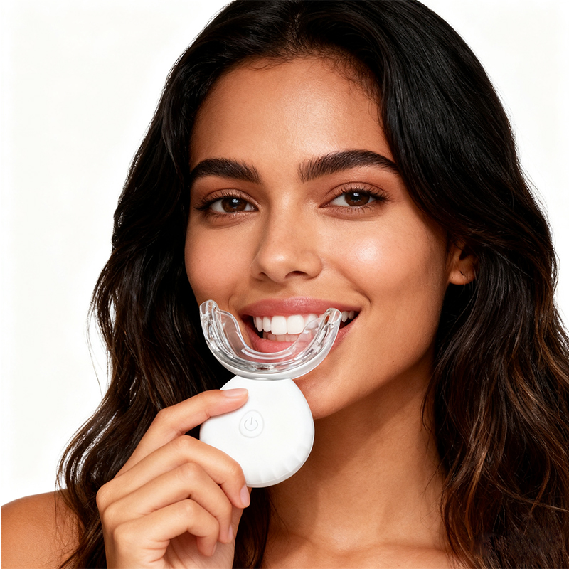 U자형 충전식 라이트 빠른 치아 미백기 전문가용 치아  - Teeth Whitening Kit At Home 리뷰 및 가격
