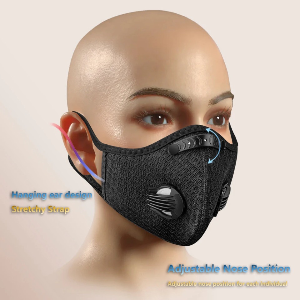활성탄 필터 마스크가 포함된 1PCS 사이클링 마스크  - Teeth Whitening Mask 리뷰 및 가격