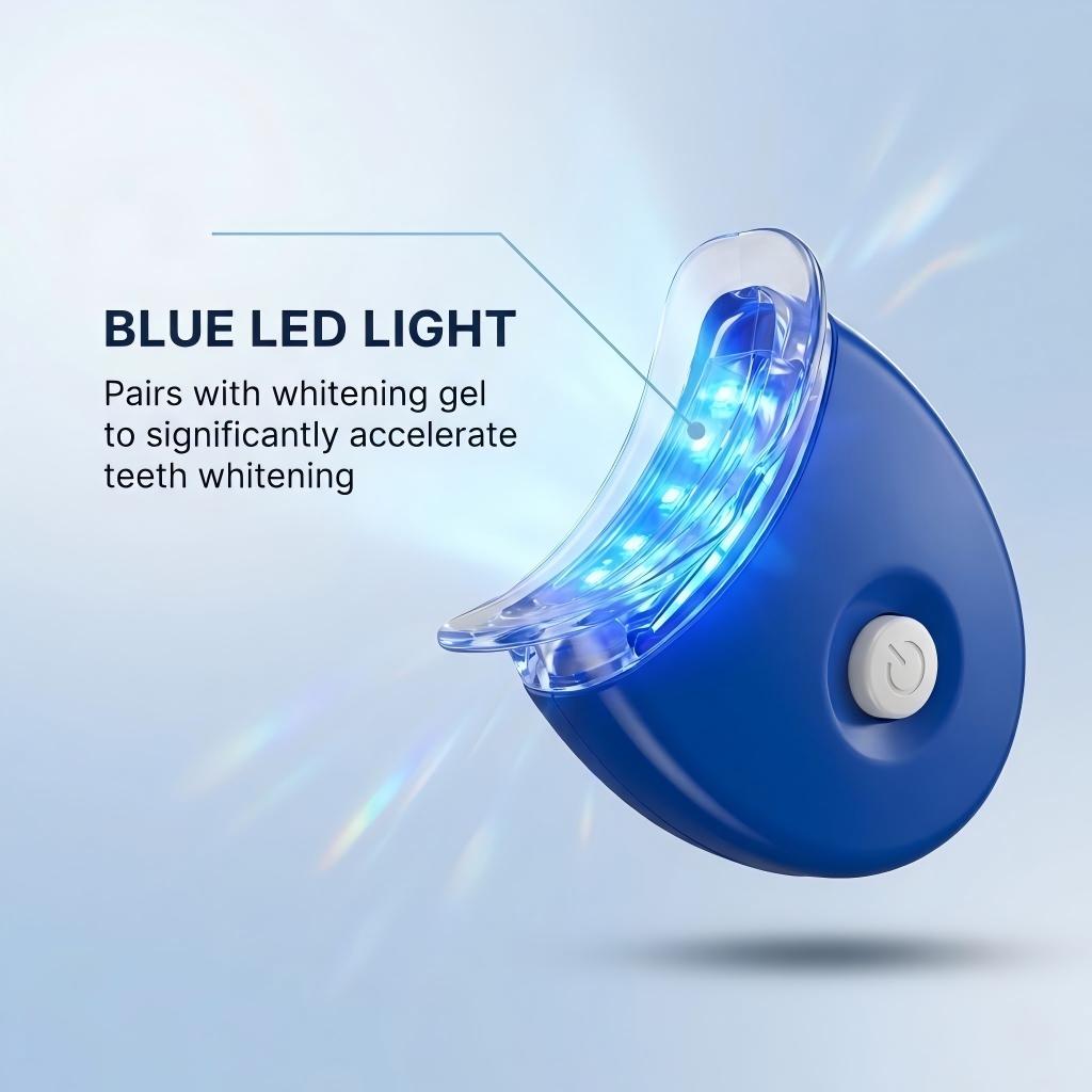 무선 냉광 LED 블루 라이트 치아 미백 키트 휴대용  - Teeth Whitening Kit At Home 리뷰 및 가격