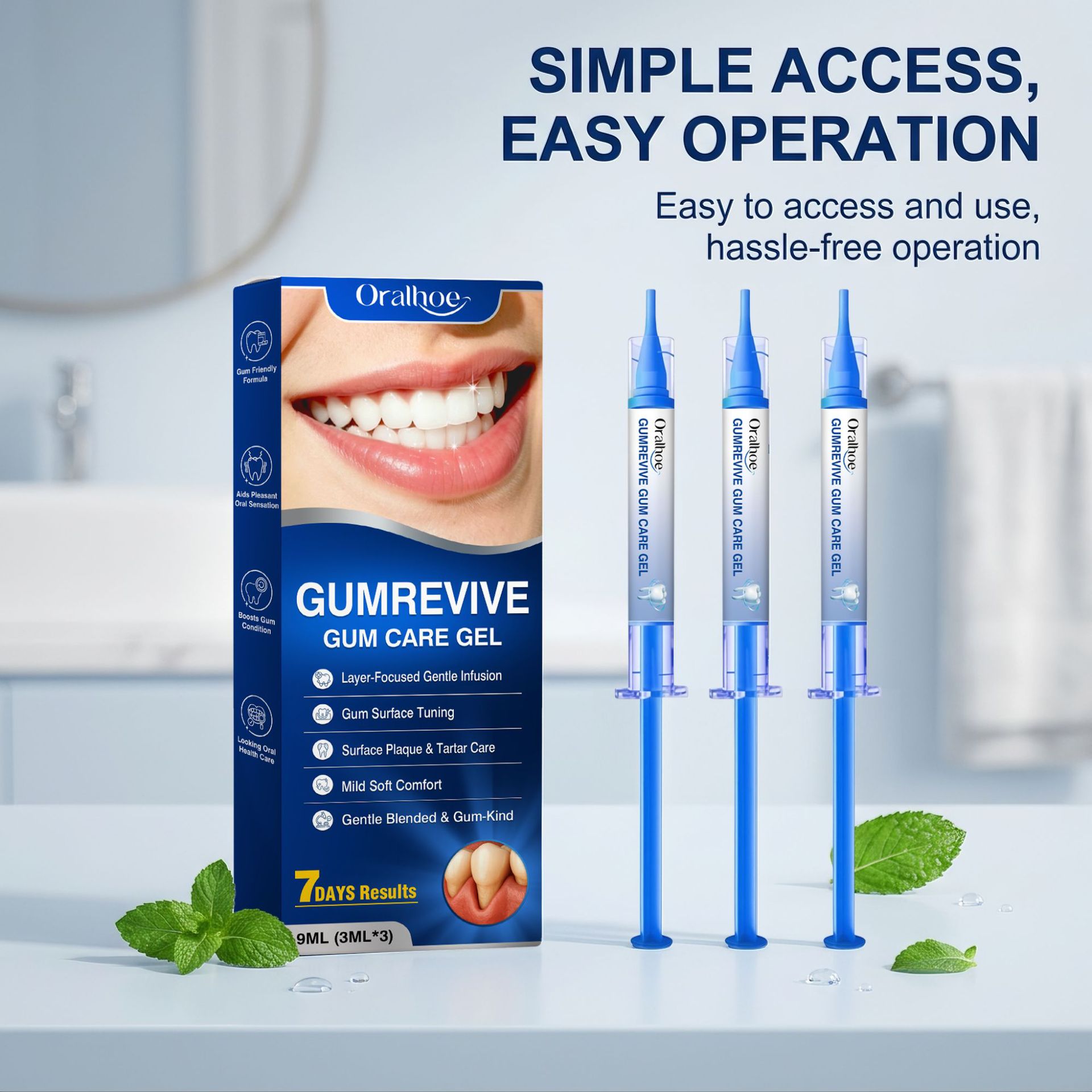 구강 관리 젤 3개입 잇몸 세척 주사기 키트, 매일 가 - Teeth Whitening Kit At Home 리뷰 및 가격