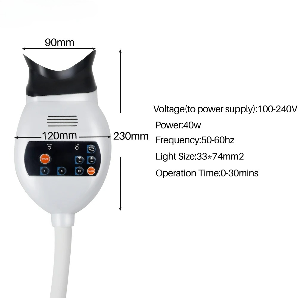 조절 가능한 3색 LED 치아 미백 촉진기 치과용 냉광 - Teeth Whitening Professional 리뷰 및 가격