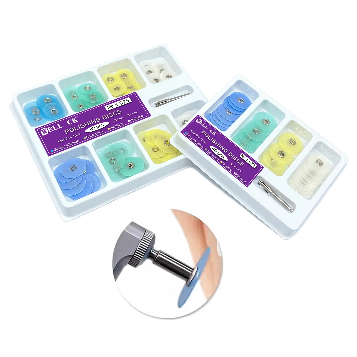 WELLCK 치과 연마 디스크 총 감소 윤곽 맨드릴 소 - Teeth Whitening Professional 리뷰 및 가격